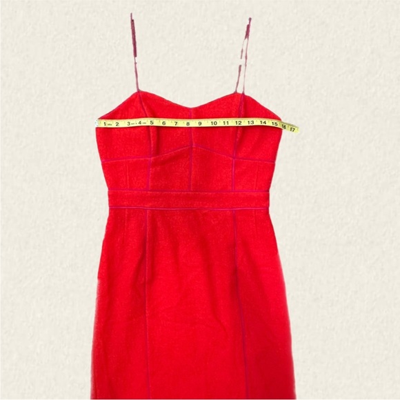 Banana Republic Sleveless Piped Corset Wool Blend Romantic Feminine Mini Dress. - Picture 8 of 13